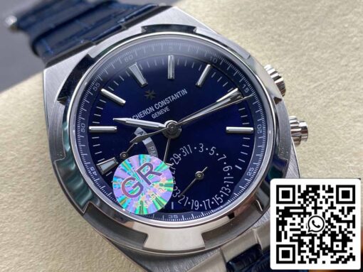 Vacheron Constantin Overseas Dual Time 7920V/210A-B334 1:1 Best Clone GR Factory Leather Strap - Imagen 2