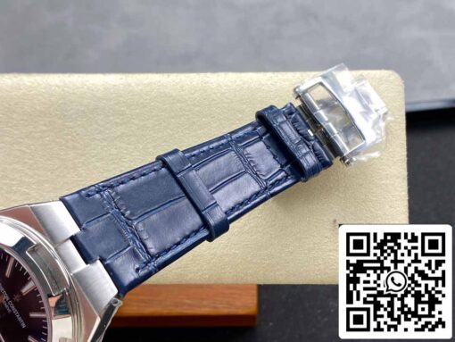 Vacheron Constantin Overseas Dual Time 7920V/210A-B334 1:1 Best Clone GR Factory Leather Strap - Imagen 7