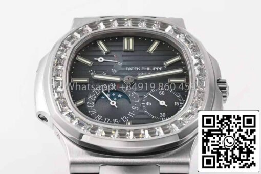 Patek Philippe Nautilus 5712 1:1 Best Clone PPF Factory V3 Newest Version Blue Dial - Image 8