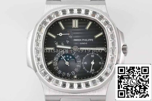 Patek Philippe Nautilus 5712 1:1 Best Clone PPF Factory V3 Newest Version Blue Dial - Image 9