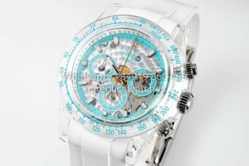 AET REMOULD  Rolex Daytona "Abu Dhabi Blue" Saphire 1:1 Best Clone N6F Factory - Image 5