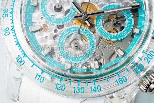 AET REMOULD  Rolex Daytona "Abu Dhabi Blue" Saphire 1:1 Best Clone N6F Factory - Image 7