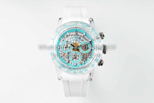 AET REMOULD  Rolex Daytona "Abu Dhabi Blue" Saphire 1:1 Best Clone N6F Factory - Image 6