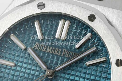 Audemars Piguet Royal Oak 15510ST from IPF Factory 1:1 Best Clone Light Blue Dial Stainless Steel - Image 7