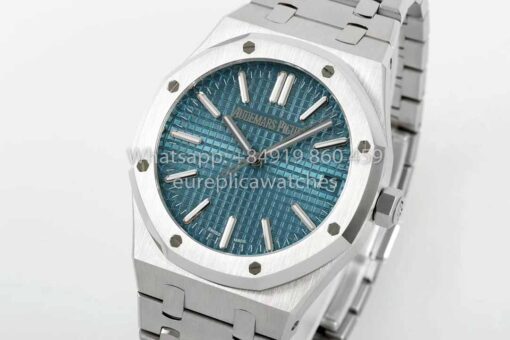 Audemars Piguet Royal Oak 15510ST from IPF Factory 1:1 Best Clone Light Blue Dial Stainless Steel - Image 8