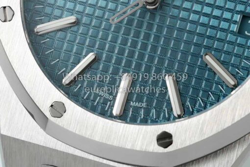 Audemars Piguet Royal Oak 15510ST from IPF Factory 1:1 Best Clone Light Blue Dial Stainless Steel - Image 5