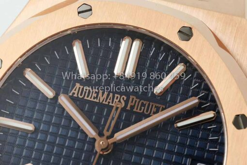 Audemars Piguet Royal Oak  15510ST from IPF Factory 1:1 Best Clone Blue Dial Rose Gold - Image 7