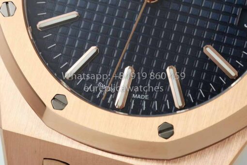 Audemars Piguet Royal Oak  15510ST from IPF Factory 1:1 Best Clone Blue Dial Rose Gold - Image 5