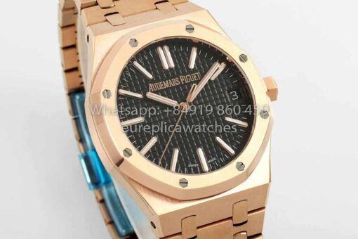 Audemars Piguet Royal Oak  15510ST from IPF Factory 1:1 Best Clone Black Dial Rose Gold - Image 9