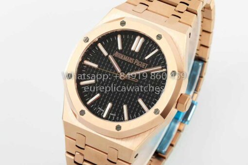 Audemars Piguet Royal Oak  15510ST from IPF Factory 1:1 Best Clone Black Dial Rose Gold - Image 8