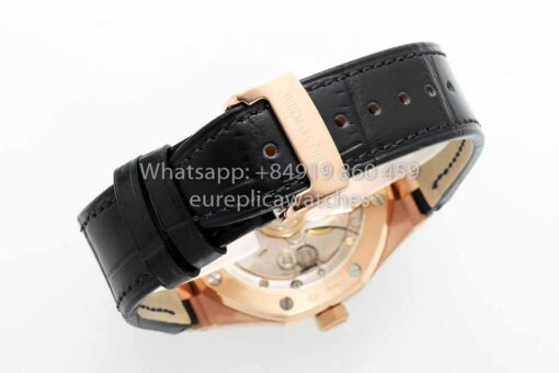 Audemars Piguet Royal Oak  15510ST from IPF Factory 1:1 Best Clone Black Dial Leather Strap - Image 3