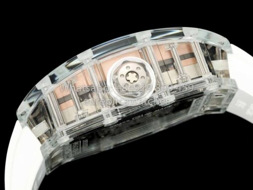 Richard Mille RM 56-02 Tourbillon 1:1 Best Clone RM Factory Rose Gold Dial Saphire Case - Image 4