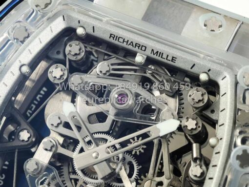 Richard Mille RM 56-02 Tourbillon 1:1 Best Clone RM Factory White Dial and White Strap - Image 7