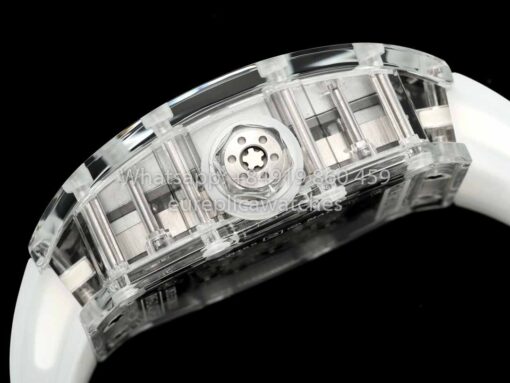 Richard Mille RM 56-02 Tourbillon 1:1 Best Clone RM Factory Transparent case White Dial - Image 4