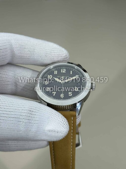 Patek Philippe Calatrava 5226G-001 Brown Strap 1:1 Best Clone GR upgraded luminous version - Image 6