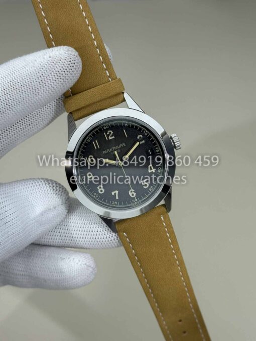 Patek Philippe Calatrava 5226G-001 Brown Strap 1:1 Best Clone GR upgraded luminous version - Image 8