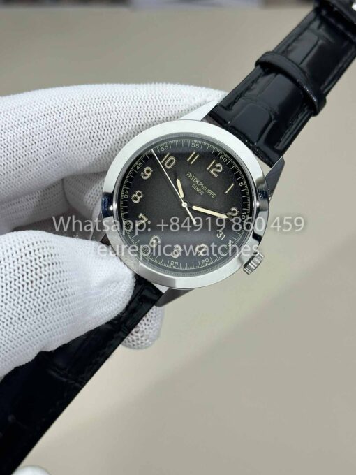 Patek Philippe Calatrava 5226G-001 Black Strap 1:1 Best Clone GR upgraded luminous version - Image 8