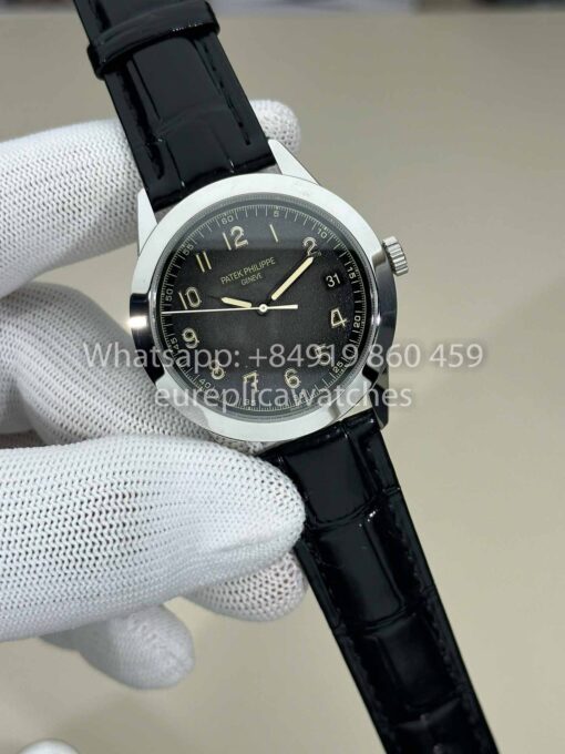 Patek Philippe Calatrava 5226G-001 Black Strap 1:1 Best Clone GR upgraded luminous version - Image 9