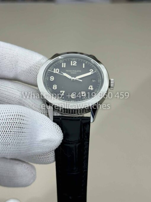 Patek Philippe Calatrava 5226G-001 Black Strap 1:1 Best Clone GR upgraded luminous version - Image 7