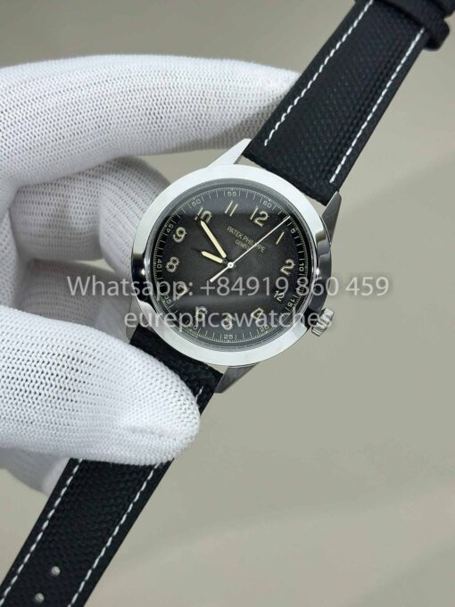 Patek Philippe Calatrava 5226G-001 Fabric Strap 1:1 Best Clone GR upgraded luminous version - Image 8