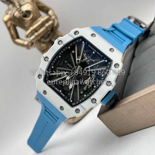 Richard Mille RM12-01 Tourbillon 1:1 Best Edition RM Factory Blue Strap - Image 8