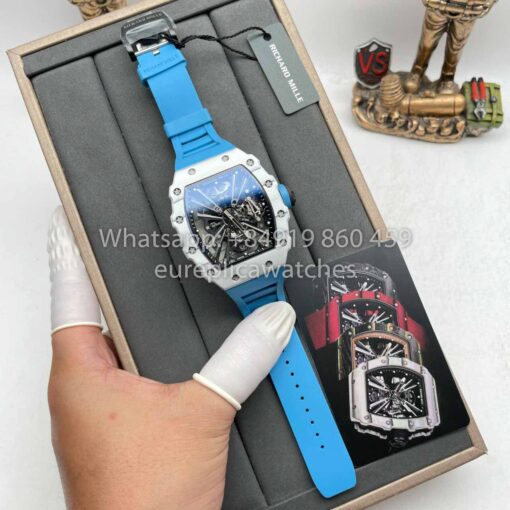 Richard Mille RM12-01 Tourbillon 1:1 Best Edition RM Factory Blue Strap - Image 6