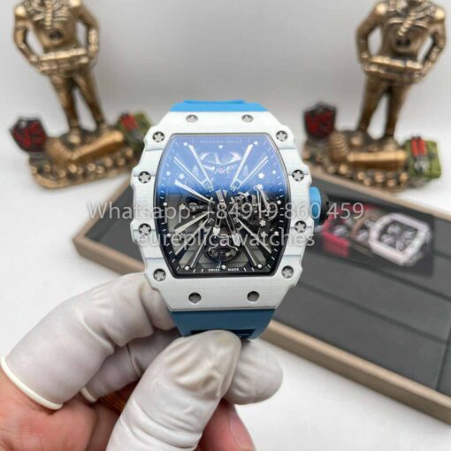 Richard Mille RM12-01 Tourbillon 1:1 Best Edition RM Factory Blue Strap - Image 5