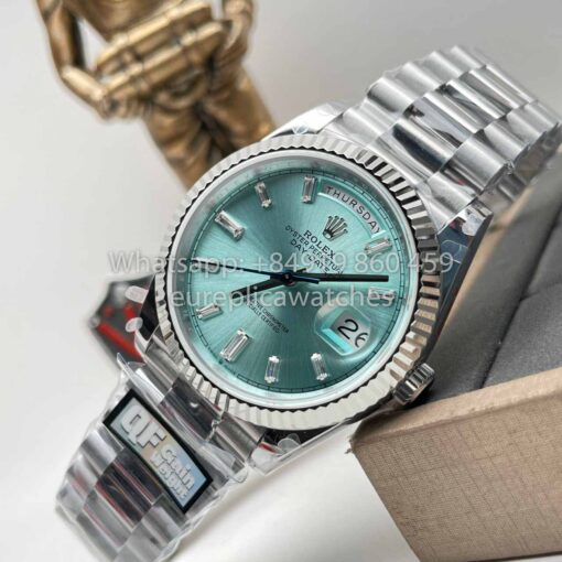 Rolex Day Date M228239 1:1 Best Clone Edition QF Factory Tiffany Blue Dial - Image 3