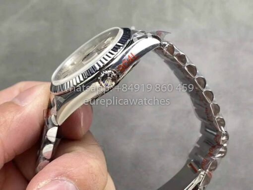 Rolex Day Date 128239-0005 QF Factory 1:1 Best Clone Silver Index Dial - Image 6