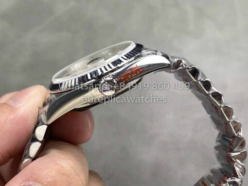 Rolex Day Date 128239 QF Factory 1:1 Best Clone Silver Numeral Dial - Image 6