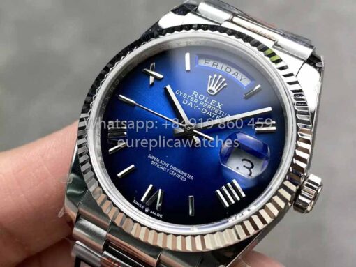 Rolex Day Date M128239 QF Factory 1:1 Best Clone  Blue Ombré  Dial - Image 3