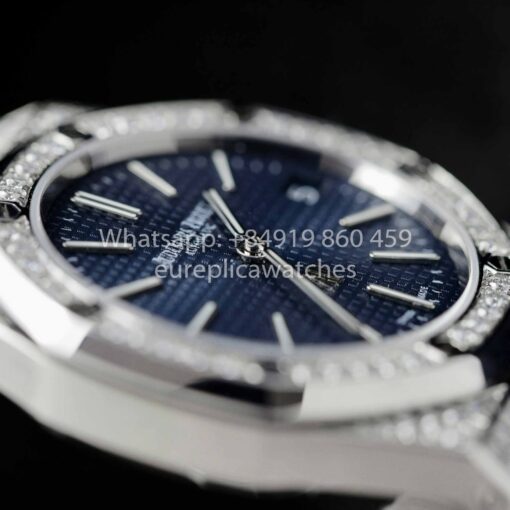 Audemars Piguet Royal Oak 15202ST.OO.1240ST.01 Custom Moissanite Diamonds 1:1 Best Clone - Image 7