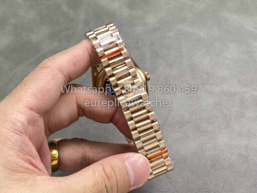 Rolex Day Date M128235-0037 ombre Dialmond Dial QF Factory 1:1 Best Clone Rose Gold 36 - Image 7