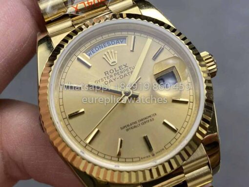 Rolex Day Date M128238-0045 - 128238-0045 Index Dial QF Factory 1:1 Best Clone 36mm - Image 2