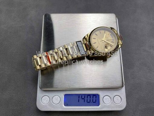 Rolex Day Date M128238-0045 - 128238-0045 Index Dial QF Factory 1:1 Best Clone 36mm - Image 9