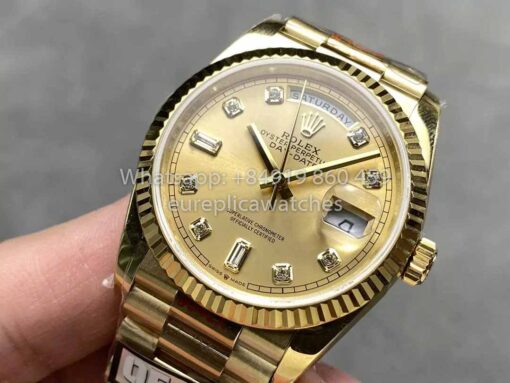 Rolex Day Date M128238-0008 - 128238-0008 Diamond Dial QF Factory 1:1 Best Clone 36mm - Image 4