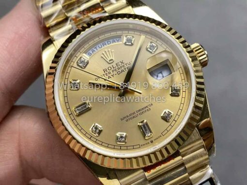 Rolex Day Date M128238-0008 - 128238-0008 Diamond Dial QF Factory 1:1 Best Clone 36mm - Image 2