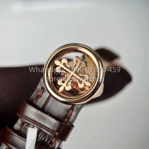 Patek Philippe Complications Annual Calendar 38.5mm Rose Gold 5396R Brown Dial 1:1 Best Clone - Image 3