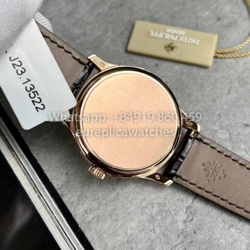 Patek Philippe Calatrava 5227J-001 coated 18k Rose gold 1:1 Best Clone 3K Factory - Image 3